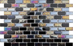 Subway Alves Blend Black Brick 25x50mm