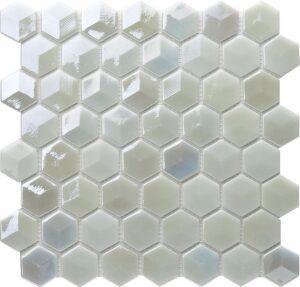 Hexa 3D White 38x43mm