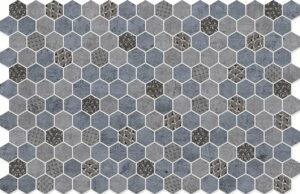 Hexa Concrete Deco Leaf 30x34mm