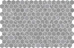 Hexa Grey Marble Deco 30x34mm