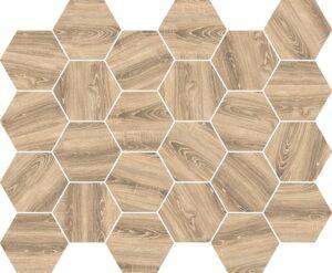 Hexa Mega Wood Capri Light 77x88mm