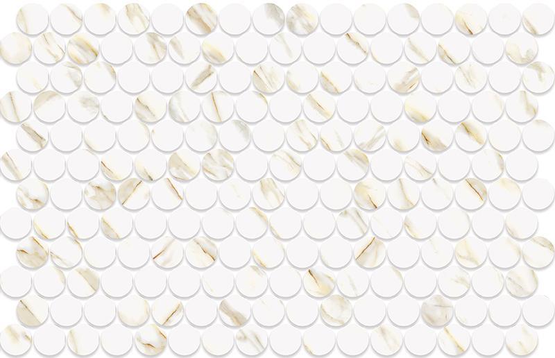 Round Calacatta Gold 30mm