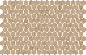 Hexa Cream Marfil 30x34mm