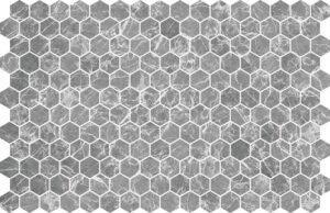 Hexa Grey Marble 30x34mm